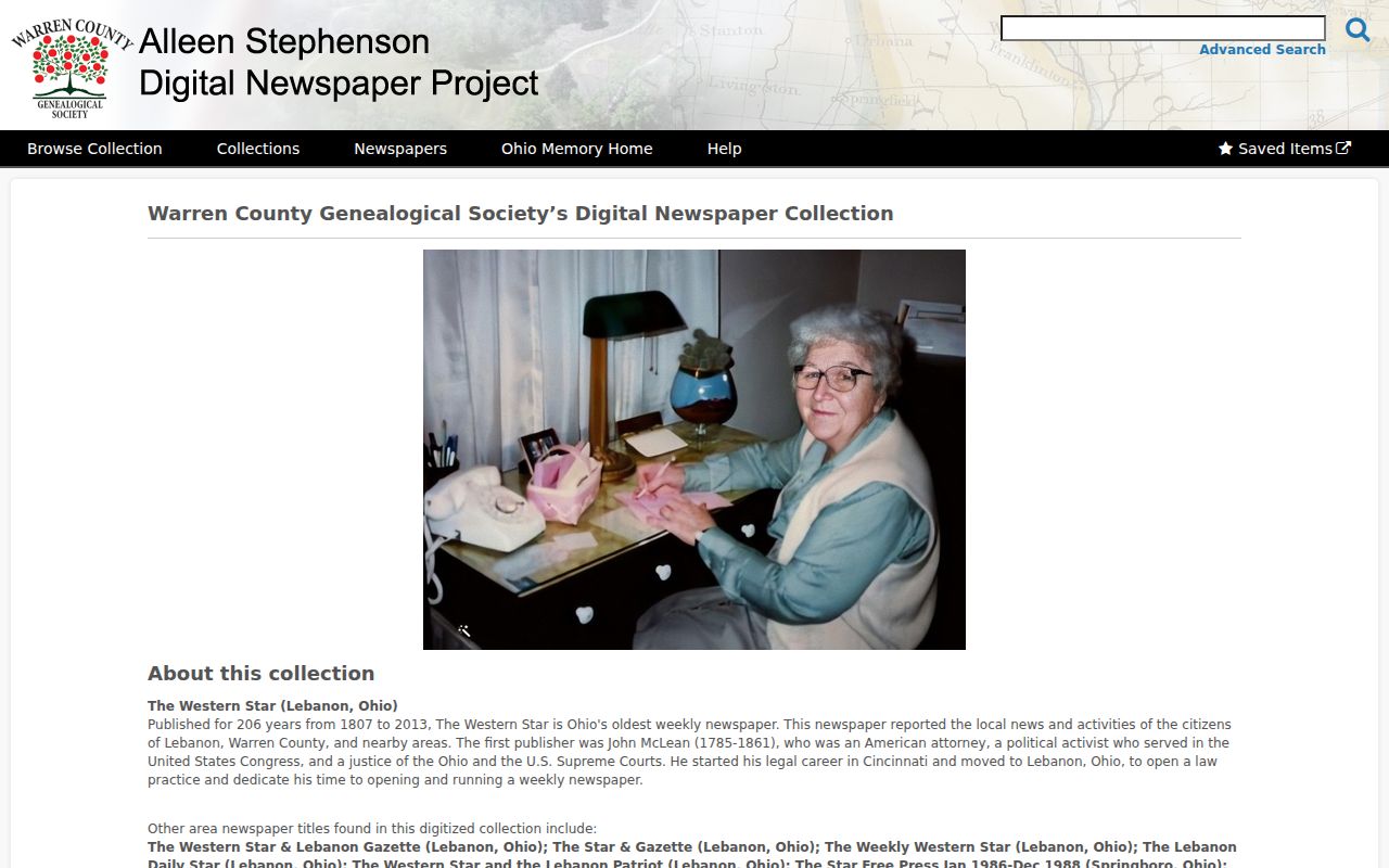 Lebanon city directory historical research through Ohio Memory collections